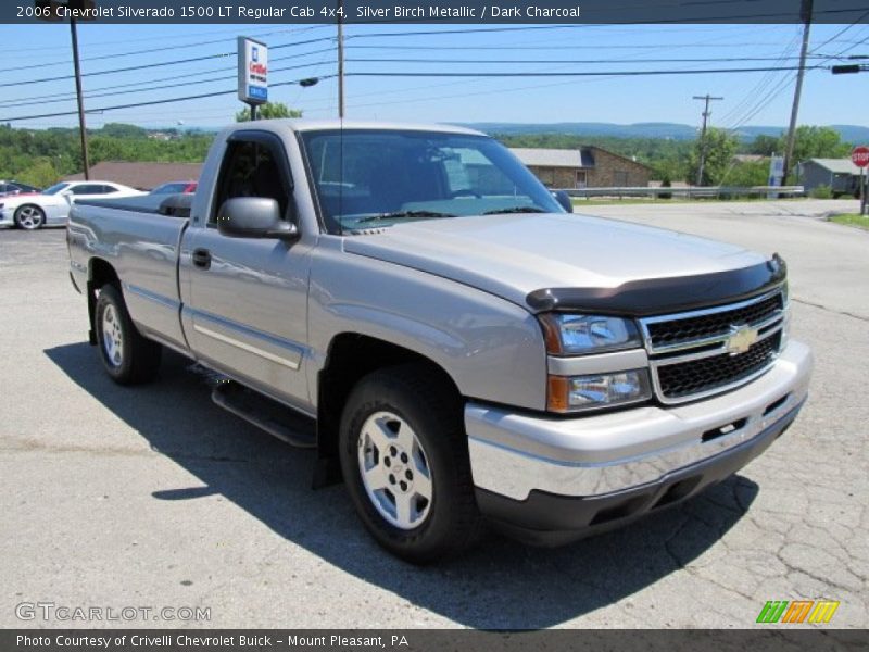 Silver Birch Metallic / Dark Charcoal 2006 Chevrolet Silverado 1500 LT Regular Cab 4x4