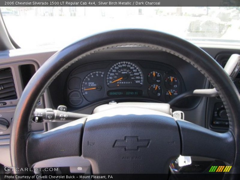 Silver Birch Metallic / Dark Charcoal 2006 Chevrolet Silverado 1500 LT Regular Cab 4x4