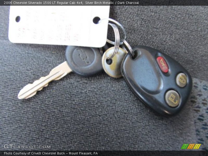 Silver Birch Metallic / Dark Charcoal 2006 Chevrolet Silverado 1500 LT Regular Cab 4x4