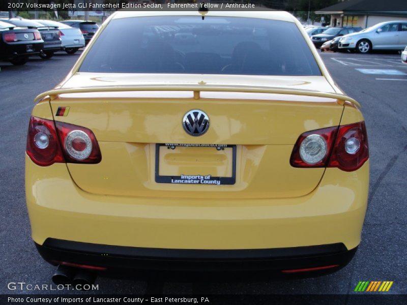 Fahrenheit Yellow / Anthracite 2007 Volkswagen Jetta GLI Fahrenheit Edition Sedan