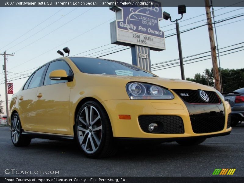 Fahrenheit Yellow / Anthracite 2007 Volkswagen Jetta GLI Fahrenheit Edition Sedan