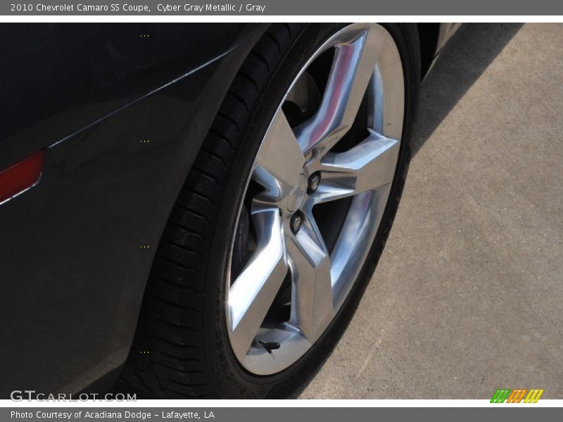Cyber Gray Metallic / Gray 2010 Chevrolet Camaro SS Coupe
