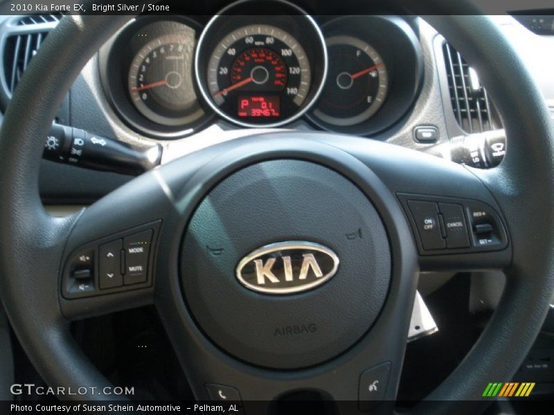 Bright Silver / Stone 2010 Kia Forte EX