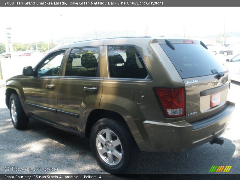 Olive Green Metallic / Dark Slate Gray/Light Graystone 2008 Jeep Grand Cherokee Laredo