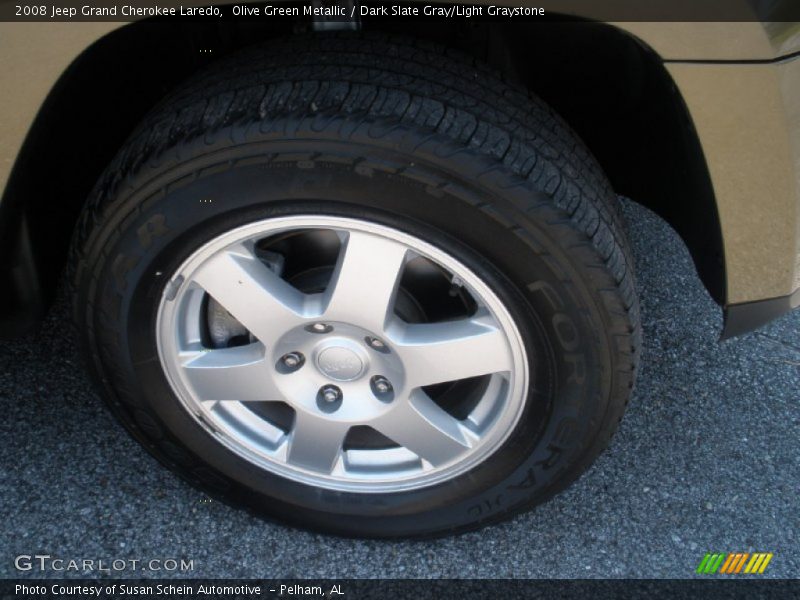 Olive Green Metallic / Dark Slate Gray/Light Graystone 2008 Jeep Grand Cherokee Laredo