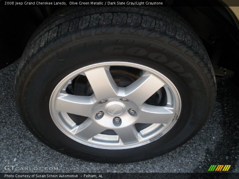 Olive Green Metallic / Dark Slate Gray/Light Graystone 2008 Jeep Grand Cherokee Laredo