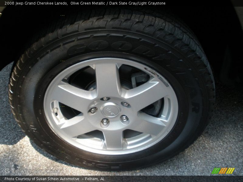 Olive Green Metallic / Dark Slate Gray/Light Graystone 2008 Jeep Grand Cherokee Laredo