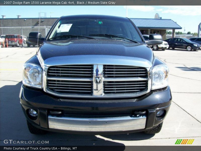 Black / Medium Slate Gray 2007 Dodge Ram 1500 Laramie Mega Cab 4x4