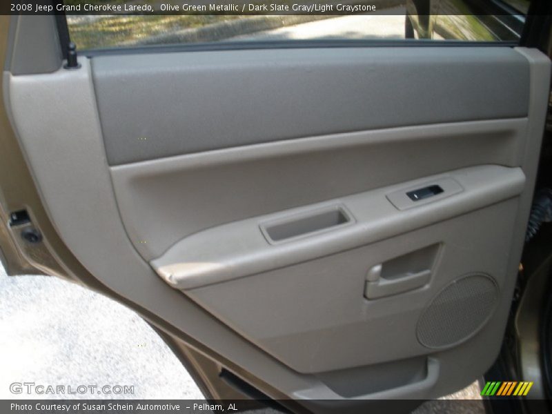 Olive Green Metallic / Dark Slate Gray/Light Graystone 2008 Jeep Grand Cherokee Laredo