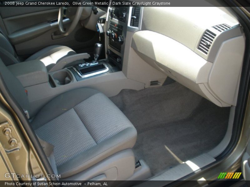 Olive Green Metallic / Dark Slate Gray/Light Graystone 2008 Jeep Grand Cherokee Laredo