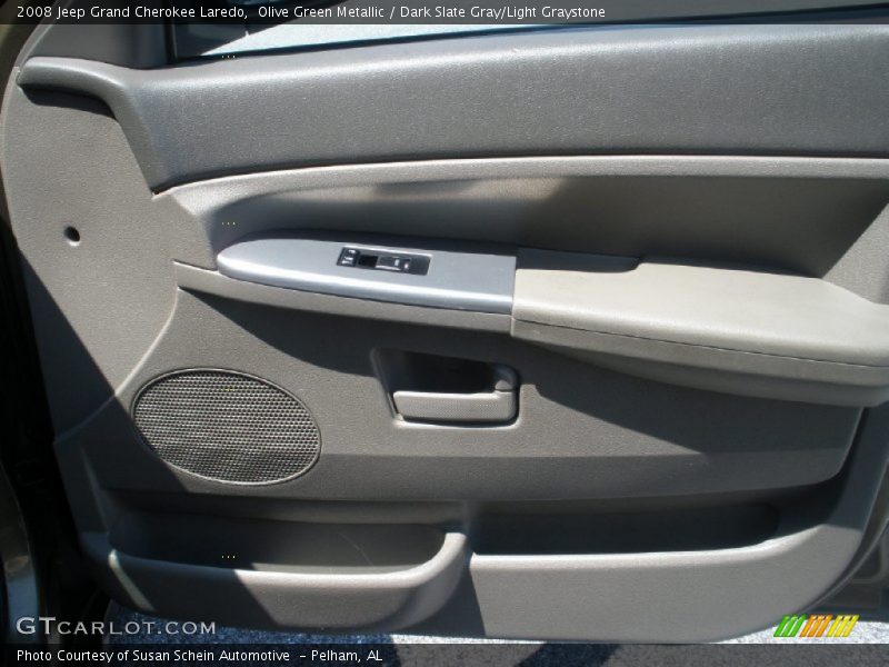 Olive Green Metallic / Dark Slate Gray/Light Graystone 2008 Jeep Grand Cherokee Laredo