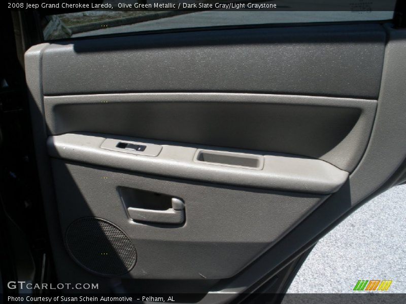 Olive Green Metallic / Dark Slate Gray/Light Graystone 2008 Jeep Grand Cherokee Laredo