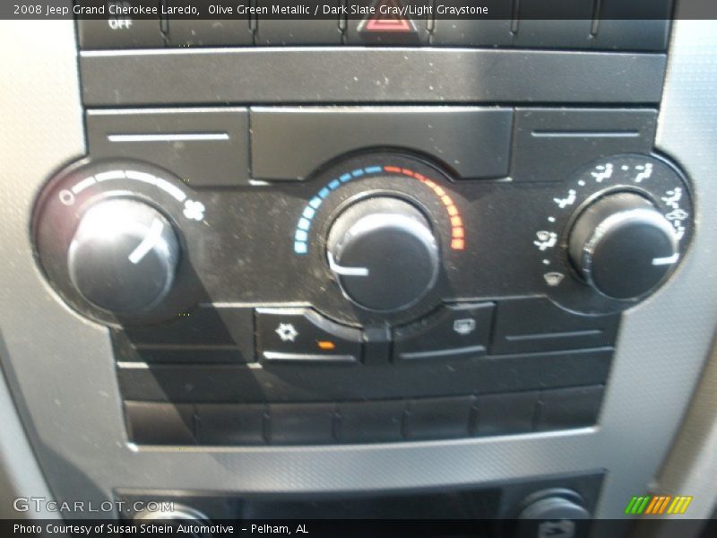 Olive Green Metallic / Dark Slate Gray/Light Graystone 2008 Jeep Grand Cherokee Laredo