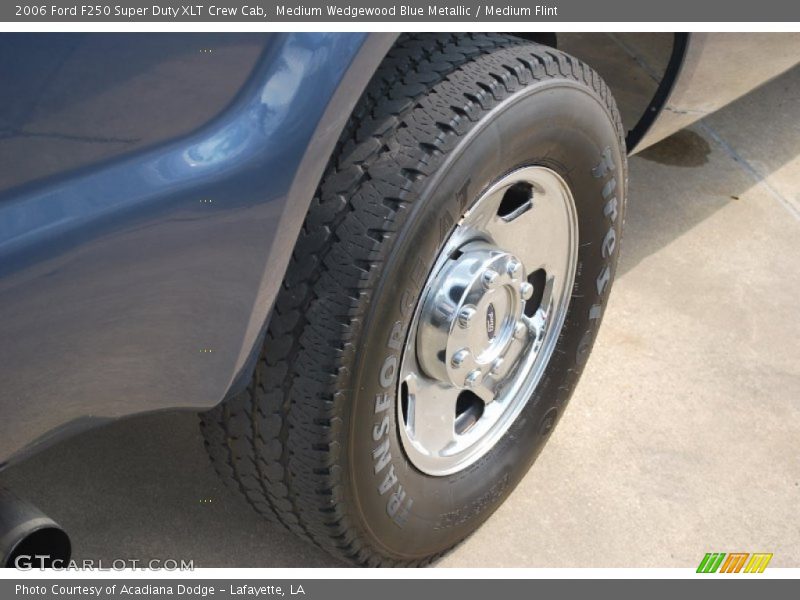 Medium Wedgewood Blue Metallic / Medium Flint 2006 Ford F250 Super Duty XLT Crew Cab
