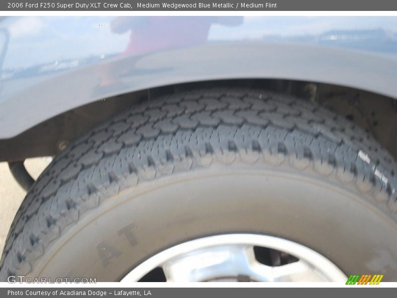 Medium Wedgewood Blue Metallic / Medium Flint 2006 Ford F250 Super Duty XLT Crew Cab