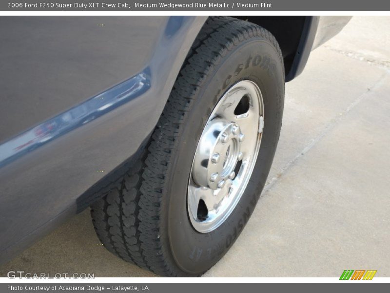 Medium Wedgewood Blue Metallic / Medium Flint 2006 Ford F250 Super Duty XLT Crew Cab