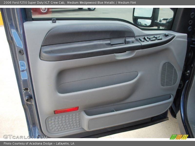 Medium Wedgewood Blue Metallic / Medium Flint 2006 Ford F250 Super Duty XLT Crew Cab