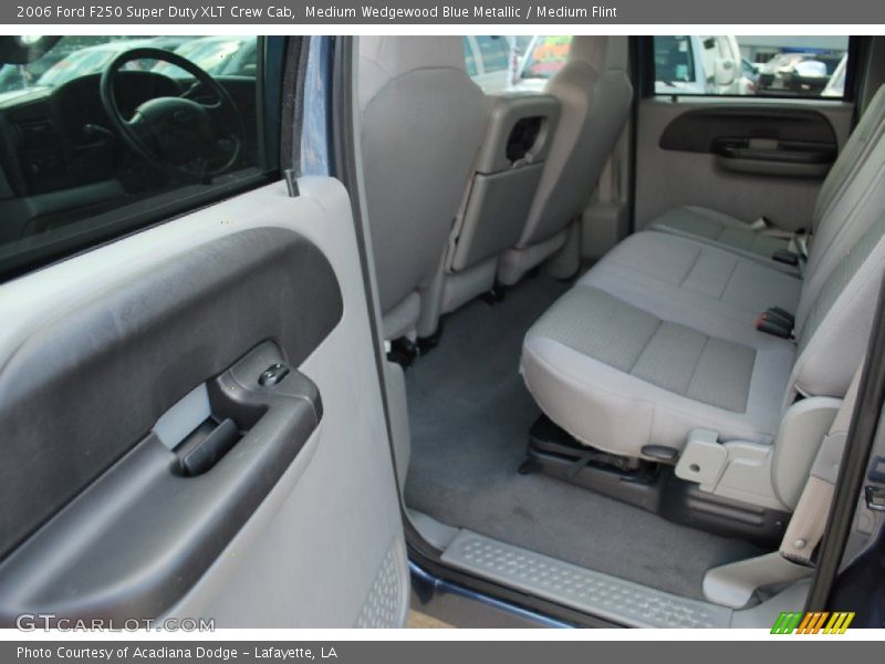 Medium Wedgewood Blue Metallic / Medium Flint 2006 Ford F250 Super Duty XLT Crew Cab