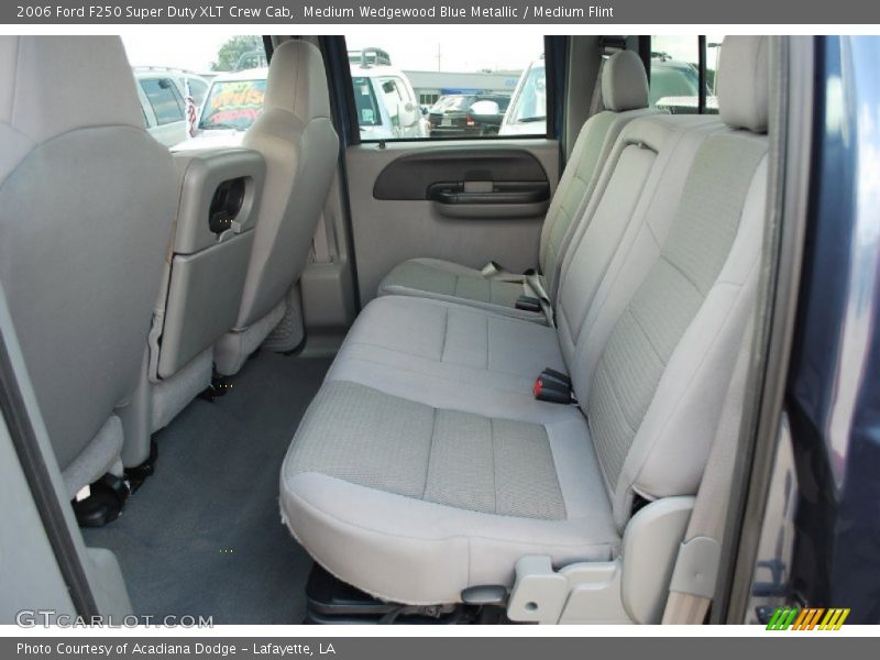 Medium Wedgewood Blue Metallic / Medium Flint 2006 Ford F250 Super Duty XLT Crew Cab