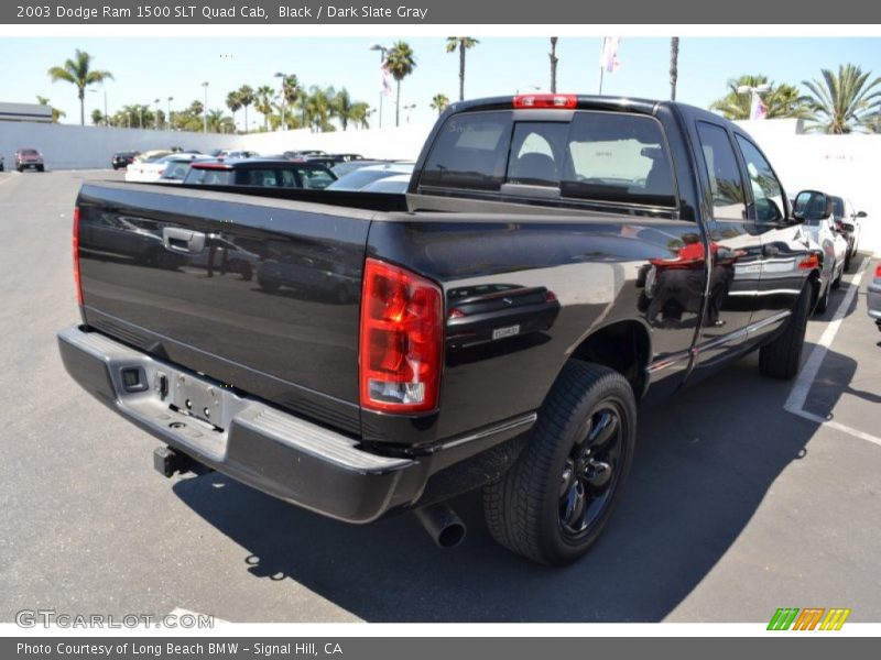 Black / Dark Slate Gray 2003 Dodge Ram 1500 SLT Quad Cab