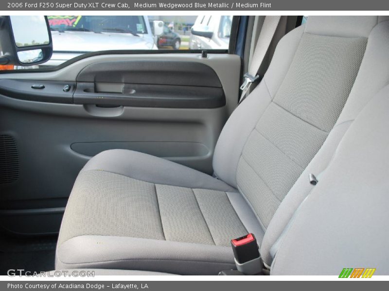 Medium Wedgewood Blue Metallic / Medium Flint 2006 Ford F250 Super Duty XLT Crew Cab