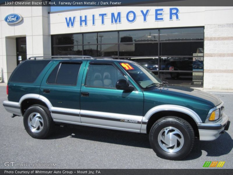Fairway Green Metallic / Dark Pewter 1997 Chevrolet Blazer LT 4x4