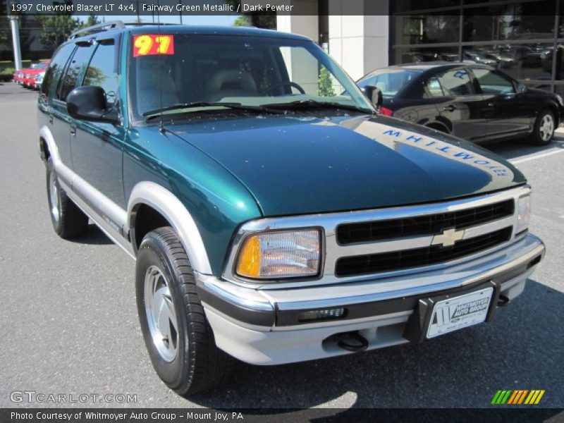 Fairway Green Metallic / Dark Pewter 1997 Chevrolet Blazer LT 4x4