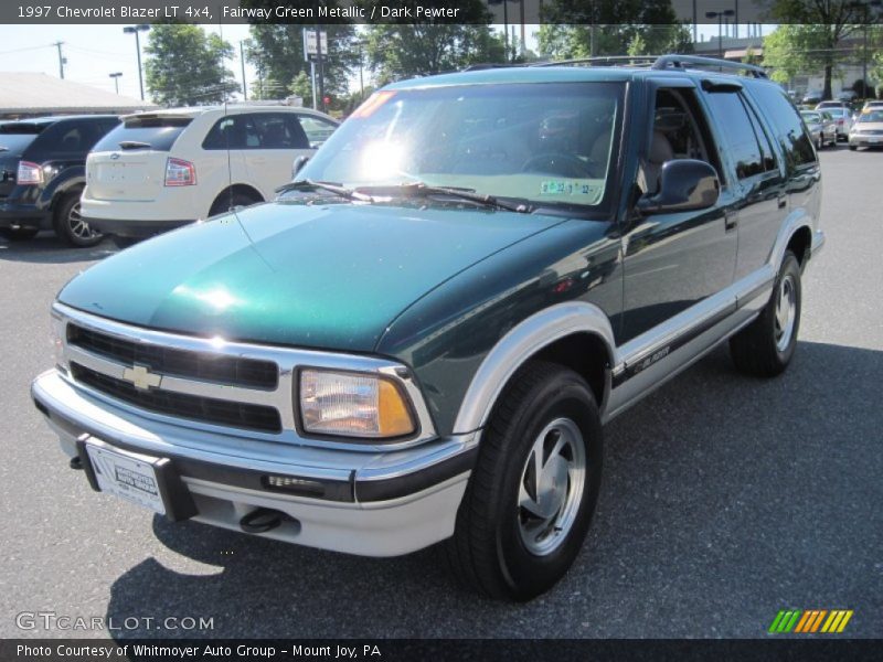 Fairway Green Metallic / Dark Pewter 1997 Chevrolet Blazer LT 4x4