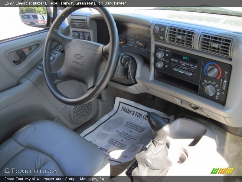 Fairway Green Metallic / Dark Pewter 1997 Chevrolet Blazer LT 4x4