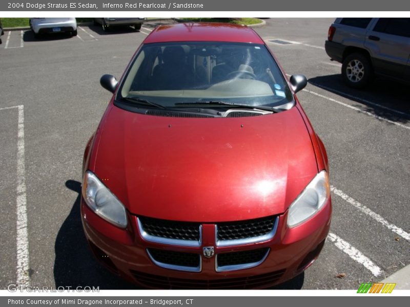 Inferno Red Pearlcoat / Sandstone 2004 Dodge Stratus ES Sedan