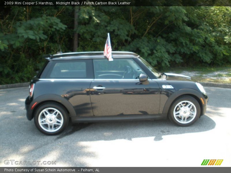 Midnight Black / Punch Carbon Black Leather 2009 Mini Cooper S Hardtop