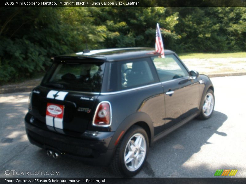 Midnight Black / Punch Carbon Black Leather 2009 Mini Cooper S Hardtop