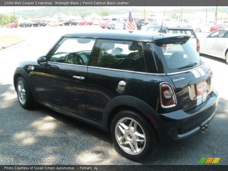 Midnight Black / Punch Carbon Black Leather 2009 Mini Cooper S Hardtop