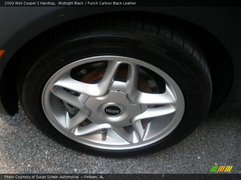 Midnight Black / Punch Carbon Black Leather 2009 Mini Cooper S Hardtop