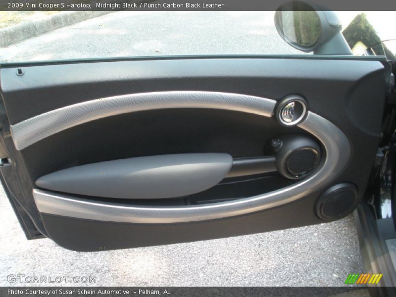 Midnight Black / Punch Carbon Black Leather 2009 Mini Cooper S Hardtop