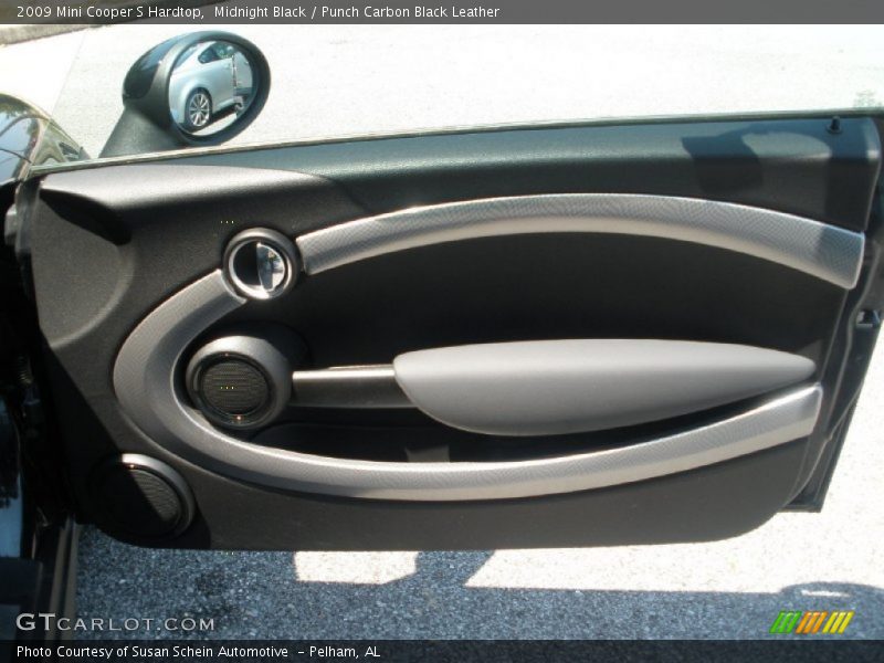 Midnight Black / Punch Carbon Black Leather 2009 Mini Cooper S Hardtop