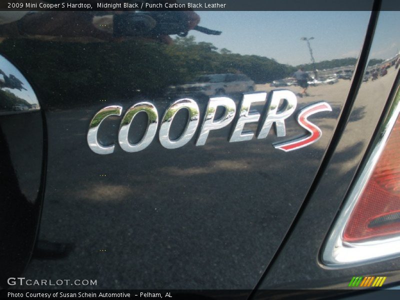 Midnight Black / Punch Carbon Black Leather 2009 Mini Cooper S Hardtop