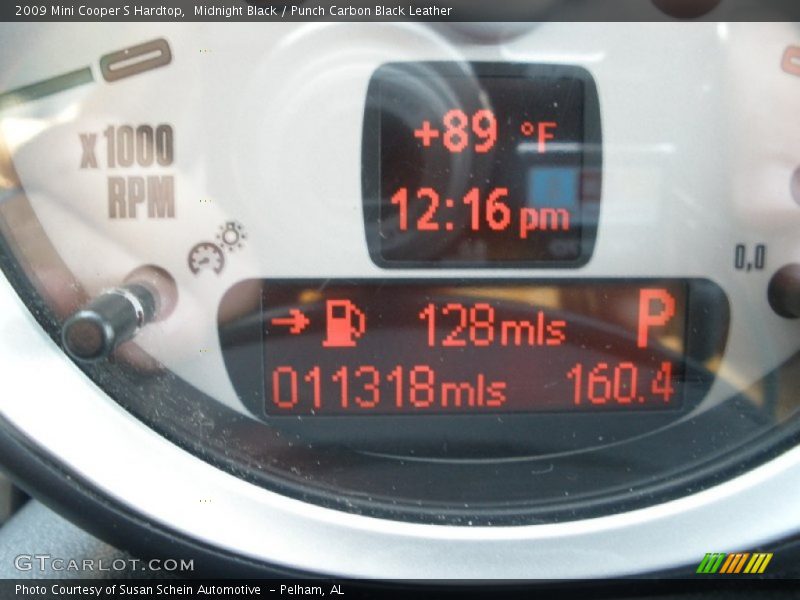 Midnight Black / Punch Carbon Black Leather 2009 Mini Cooper S Hardtop