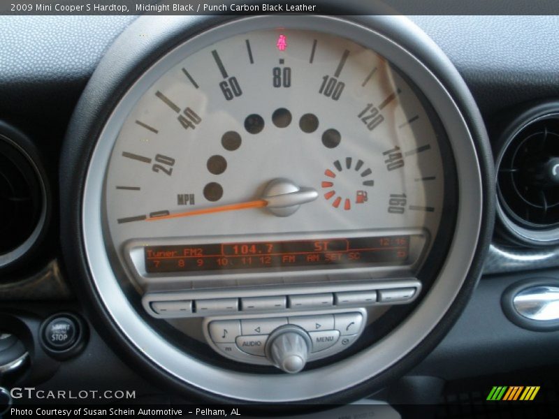Midnight Black / Punch Carbon Black Leather 2009 Mini Cooper S Hardtop