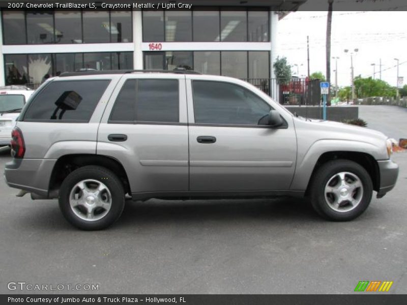 Graystone Metallic / Light Gray 2007 Chevrolet TrailBlazer LS