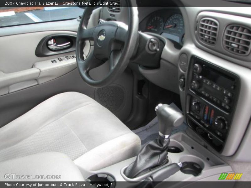 Graystone Metallic / Light Gray 2007 Chevrolet TrailBlazer LS