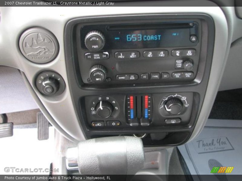 Graystone Metallic / Light Gray 2007 Chevrolet TrailBlazer LS
