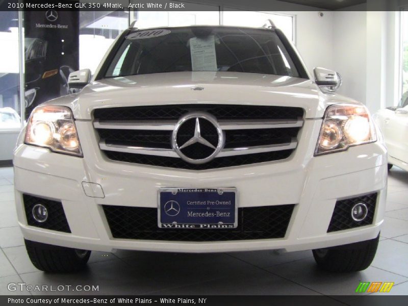 Arctic White / Black 2010 Mercedes-Benz GLK 350 4Matic