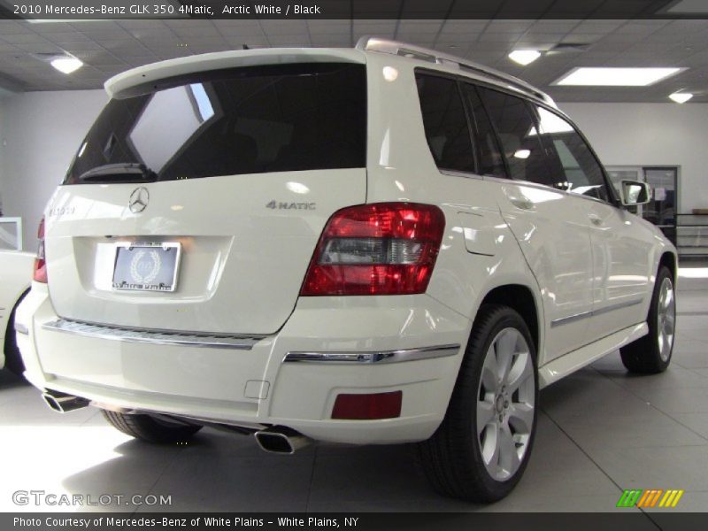 Arctic White / Black 2010 Mercedes-Benz GLK 350 4Matic