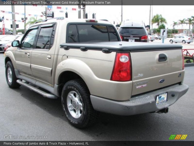 Harvest Gold Metallic / Medium Prairie Tan 2002 Ford Explorer Sport Trac