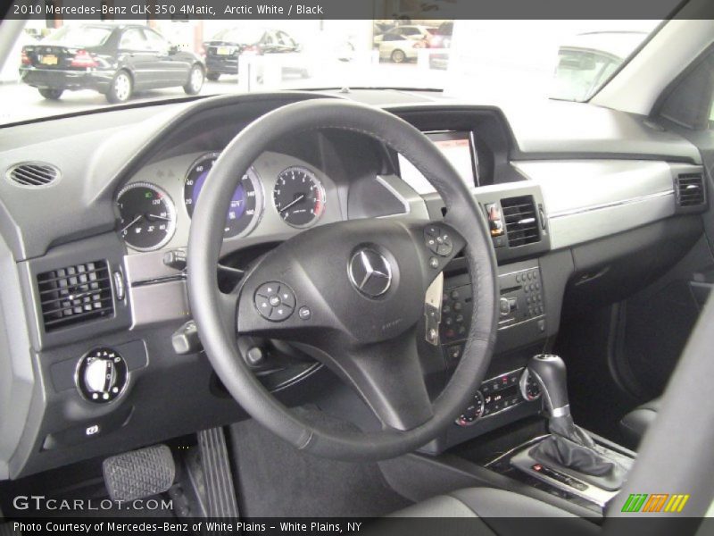 Arctic White / Black 2010 Mercedes-Benz GLK 350 4Matic