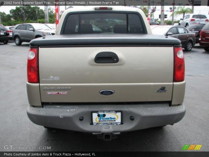 Harvest Gold Metallic / Medium Prairie Tan 2002 Ford Explorer Sport Trac
