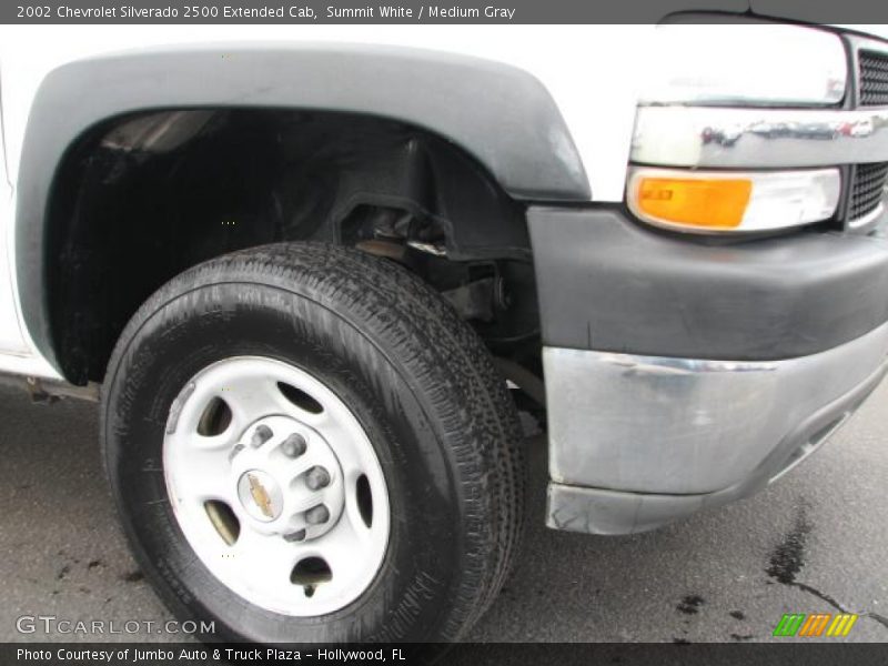 Summit White / Medium Gray 2002 Chevrolet Silverado 2500 Extended Cab