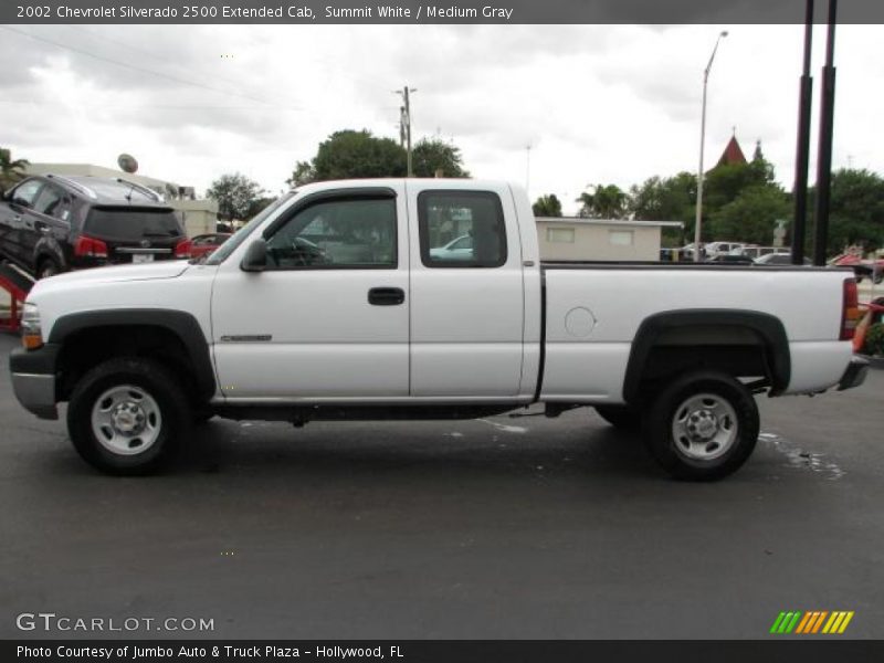 Summit White / Medium Gray 2002 Chevrolet Silverado 2500 Extended Cab
