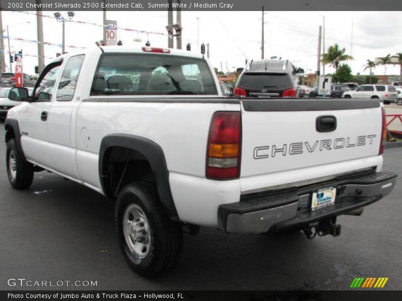 Summit White / Medium Gray 2002 Chevrolet Silverado 2500 Extended Cab